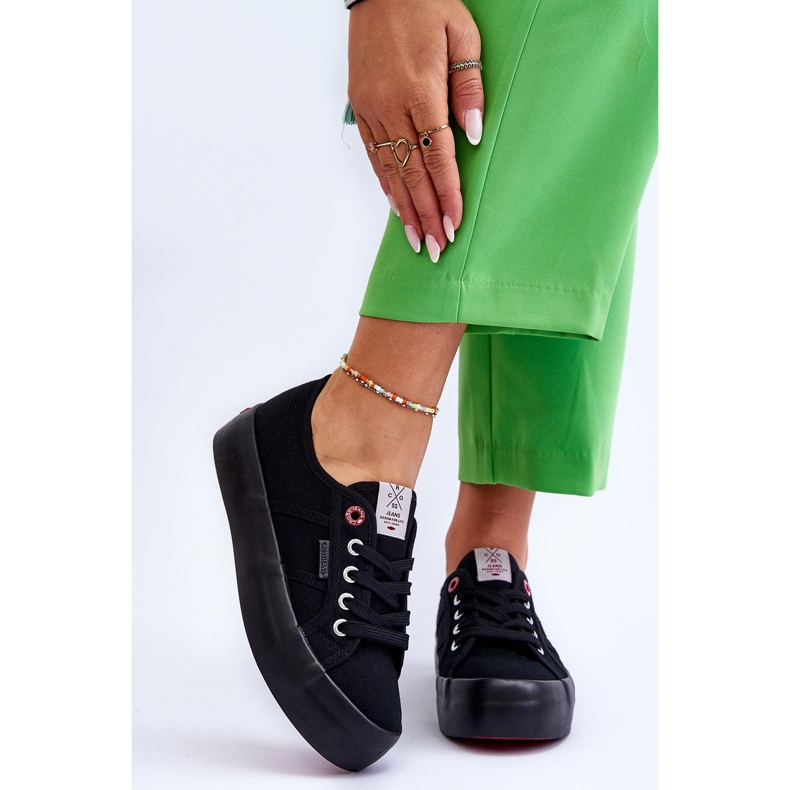 Dámské Tenisky na platformě Cross Jeans LL2R4039 Black černý 1