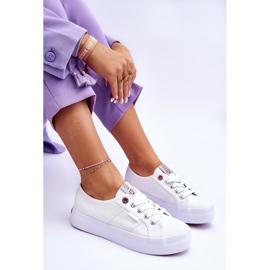 Dámské Tenisky na platformě Cross Jeans LL2R4040 Bílé bílý 1 Dámské Tenisky na platformě Cross Jeans LL2R4040 Bílé bílý 1