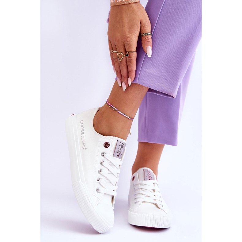 Dámské Tenisky Cross Jeans LL2R4067 Bílé bílý 1