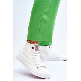 Dámské klasické vysoké tenisky Cross Jeans LL2R4086C Bílé bílý 2