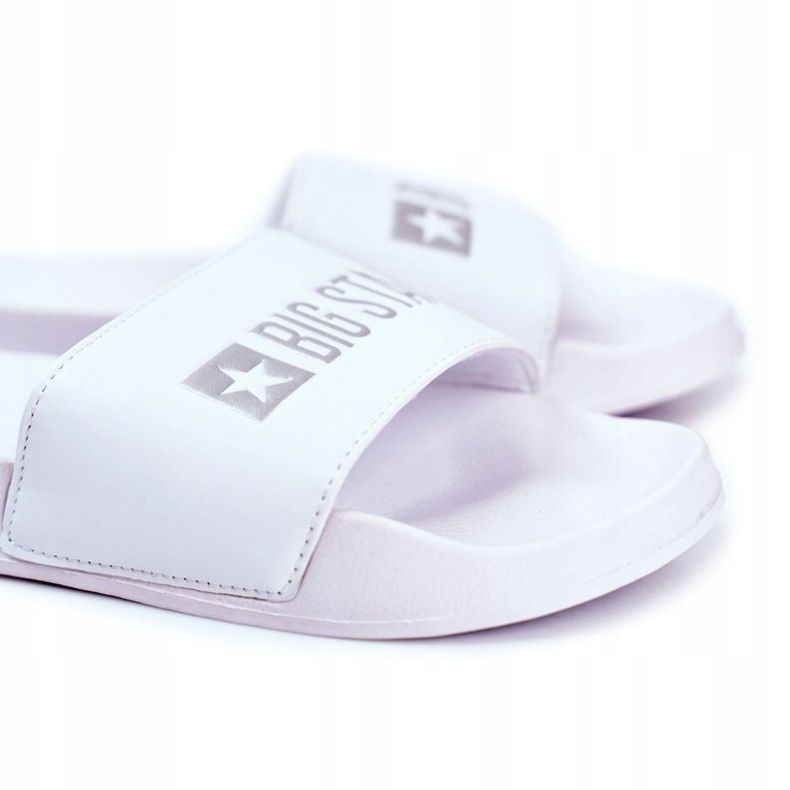 Pánské pantofle Big Star Rubber White GG174935 bílý 4