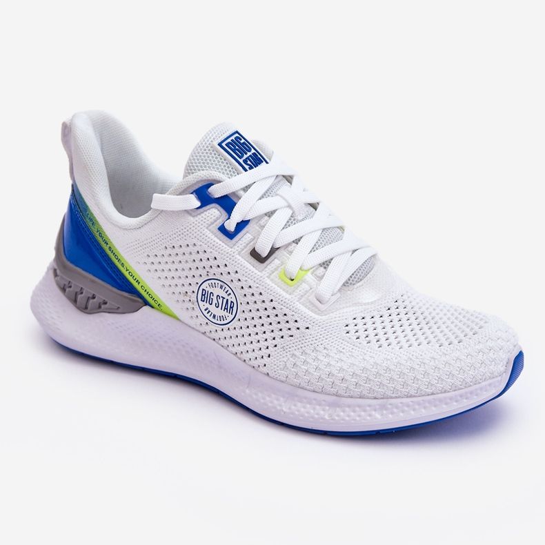 Pánské pohodlné tenisky Memory Foam Big Star LL174102 White bílý 1