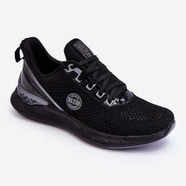 Pánské pohodlné tenisky Memory Foam Big Star LL174103 Black černá 1