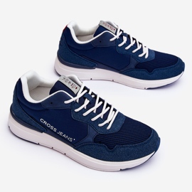 Pánské Cross Jeans Sportovní boty LL1R4051 Navy Blue modrý 3