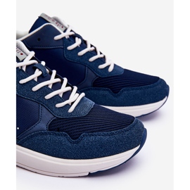 Pánské Cross Jeans Sportovní boty LL1R4051 Navy Blue modrý 5