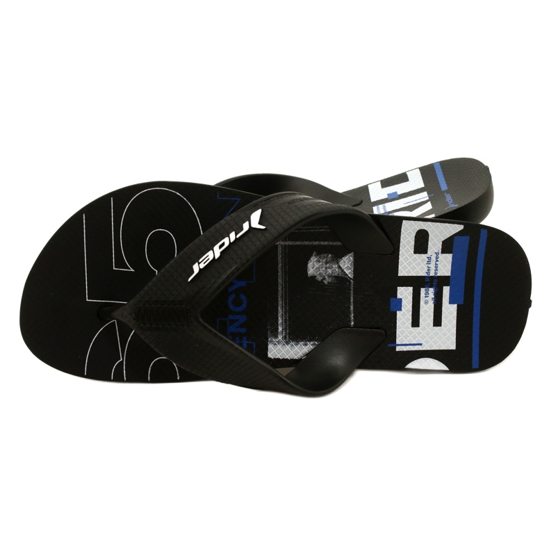 Pánské žabky Rider 11804 AE207 Black černý 4