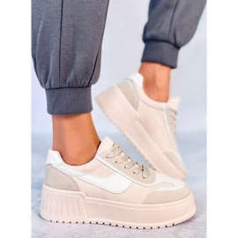 BM Tenisky na platformě Foret Beige béžový 2