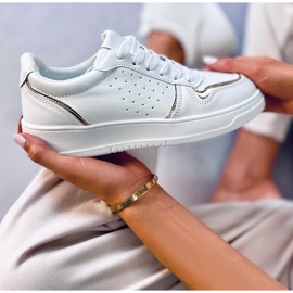 BM Dámské tenisky Reggi Gold bílý 1