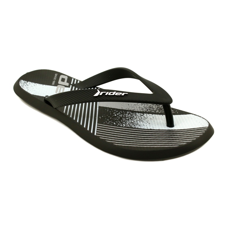 Pánské pantofle Rider 83419 AH973 Black/White černý 1