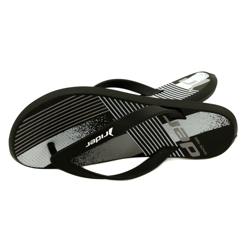Pánské pantofle Rider 83419 AH973 Black/White černý 6