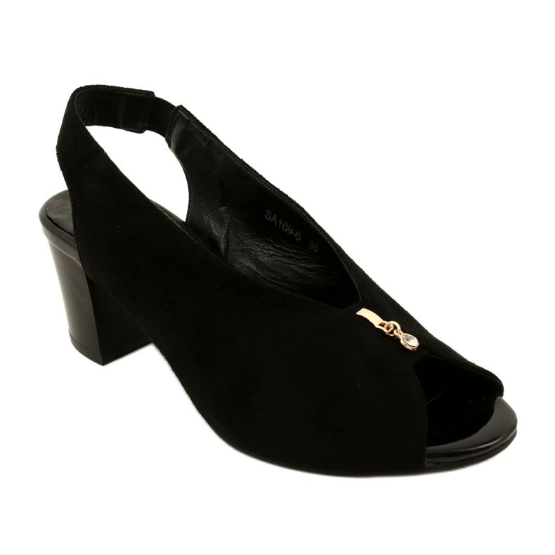 Dámské sandály na Daszyński Post SA169-6 Black černý 1