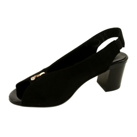 Dámské sandály na Daszyński Post SA169-6 Black černý 2