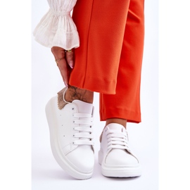 Dámská sportovní obuv s ozdobným vzorem White-Gold Delight bílý 1