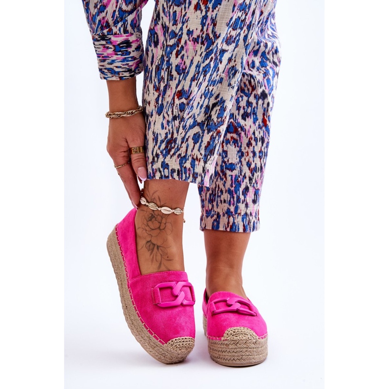FI1 Dámské klasické espadrilky na platformě Fuchsia Maurine růžový 1 FI1 Dámské klasické espadrilky na platformě Fuchsia Maurine růžový 1