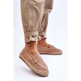 FI1 Dámské semišové espadrilky Beige Keyla béžový 2 FI1 Dámské semišové espadrilky Beige Keyla béžový 2