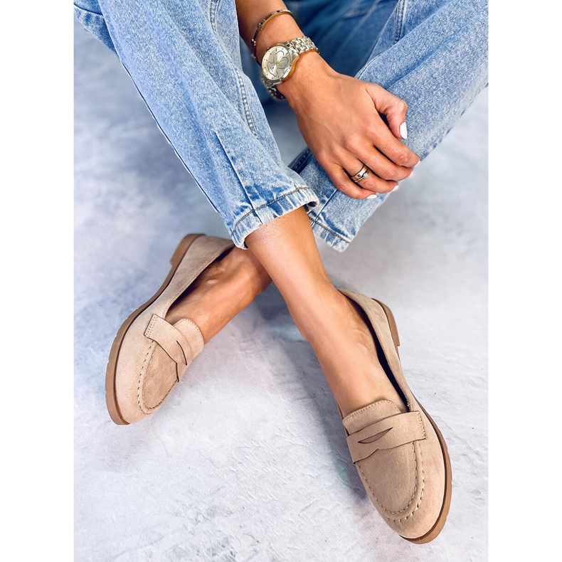 Seastar Dámské mokasíny Ponchet Khaki béžový 2 Seastar Dámské mokasíny Ponchet Khaki béžový 2