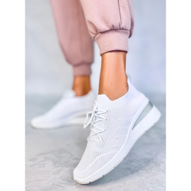 PA1 Tenisky Croft White na skrytém klínu bílý 1