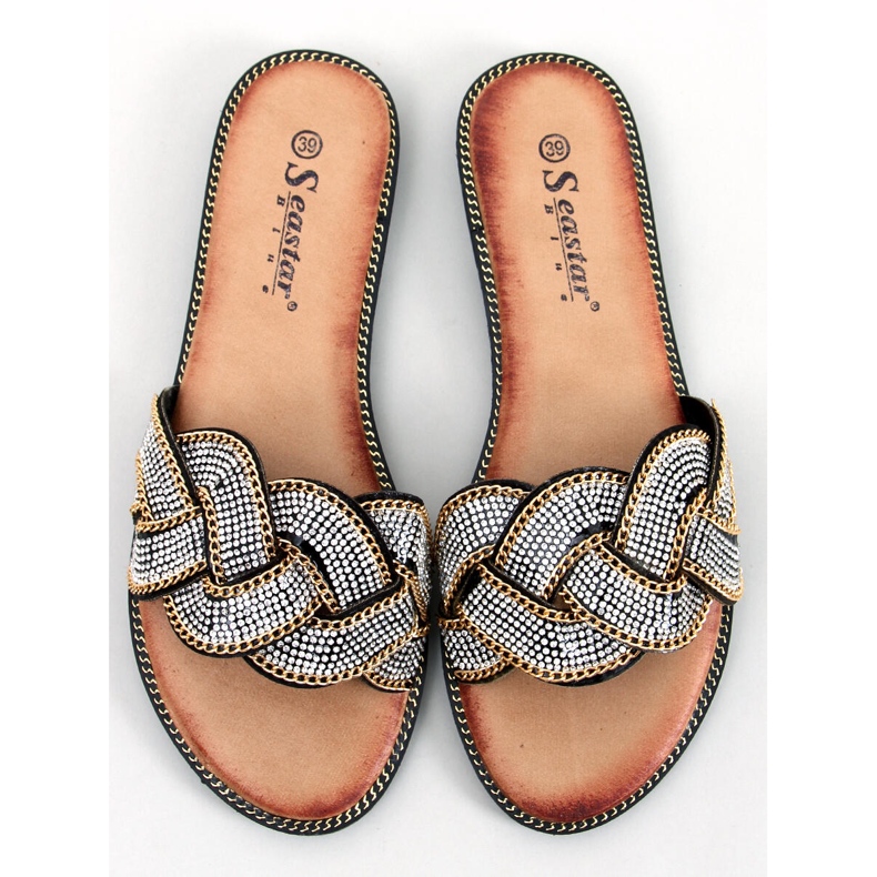 PA1 Magali Black zirkonové jezdce černá 1