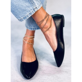 PA1 Baleríny Junri Black Chain černá 2