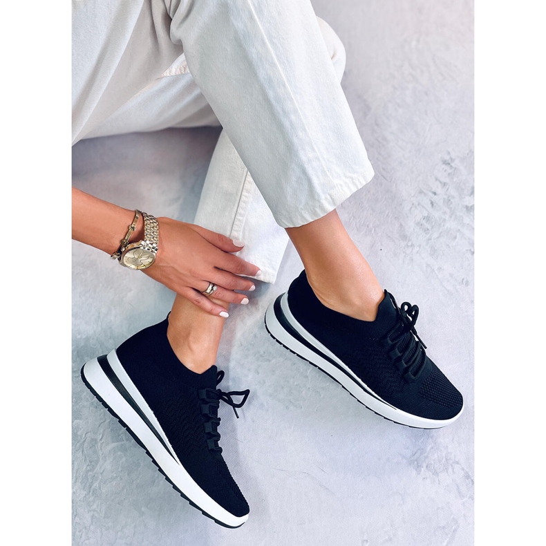 PA1 Ponožkové sportovní boty Barthel Black černá 1