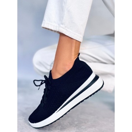 PA1 Ponožkové sportovní boty Barthel Black černá 2