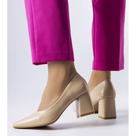 Béžové jehlové lodičky Fanchon béžový 1