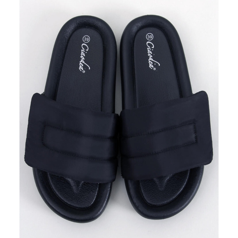 PA1 Cueto Black nylonové pantofle černý 2