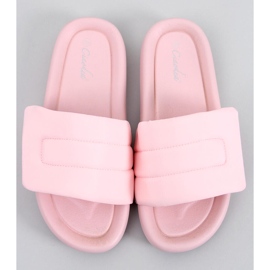 PA1 Cueto Pink nylonové pantofle růžový 1