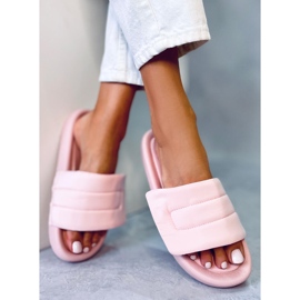 PA1 Cueto Pink nylonové pantofle růžový 2