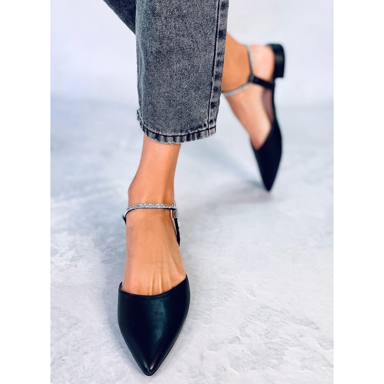 PA1 Sandály s otevřeným podpatkem od Durie Black černá 1