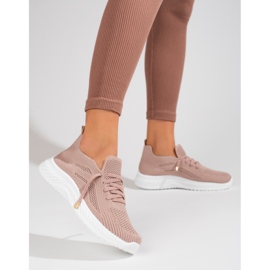 Dámská textilní sportovní obuv Shelovet pudrově růžová růžový 1