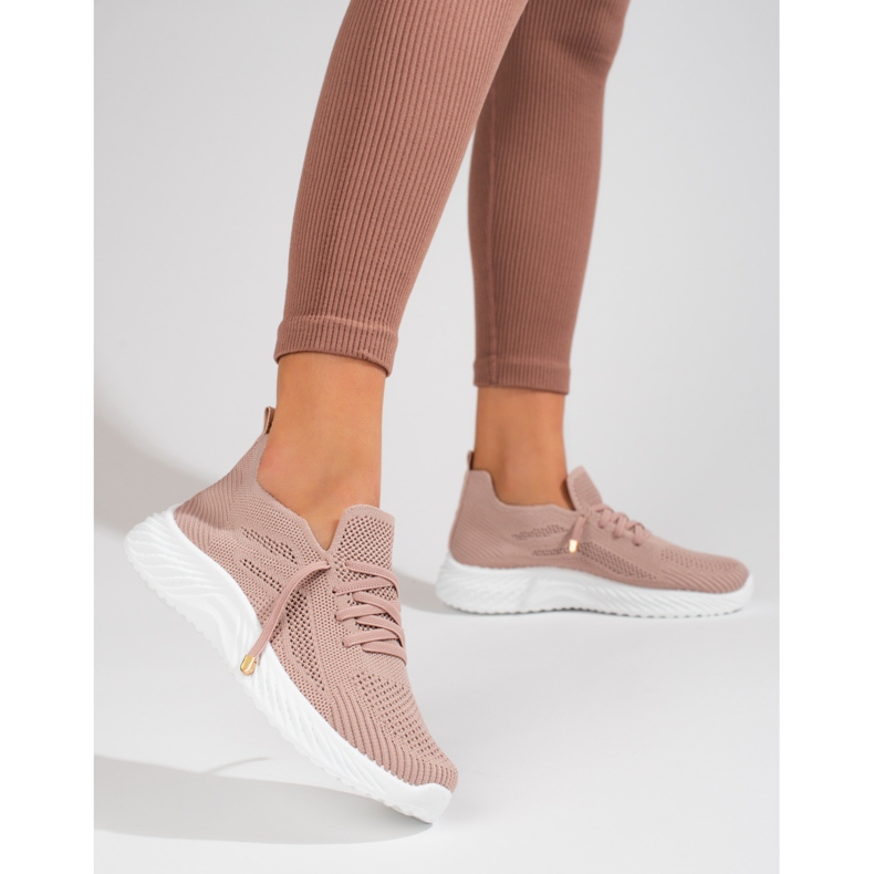 Dámská textilní sportovní obuv Shelovet pudrově růžová růžový 1