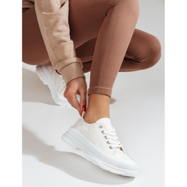 PA1 Dámské tenisky na platformě Shelovet bílé bílý 1