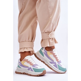 FI1 Dámská módní sportovní obuv na platformě Vícebarevná Georgette vícebarevný 2