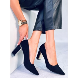 PA1 Lodičky na bloku Lucrezia Black černý 1