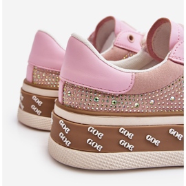 Dámské tenisky s tryskami GOE LL2N4057 růžové růžový 2 Dámské tenisky s tryskami GOE LL2N4057 růžové růžový 2