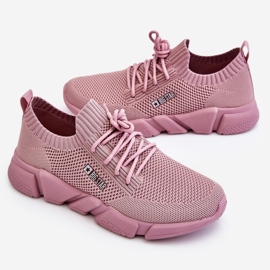 Dámské lehké tenisky Memory Foam System Big Star JJ274266 Pink růžový 1