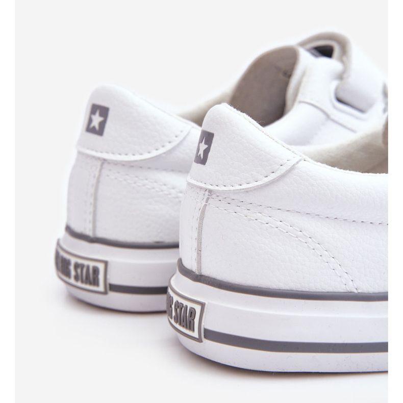 Klasické tenisky na suchý zip Big Star LL274A205 White bílý 2