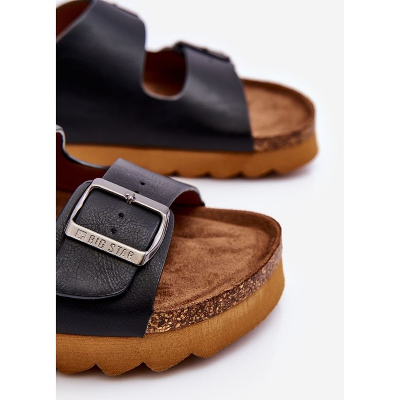 Klasické dámské pantofle Big Star LL274477 Černé černá 1