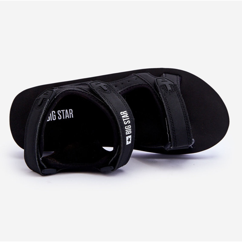 Dámské sportovní sandály na platformě Big Star LL274789 Černá 1