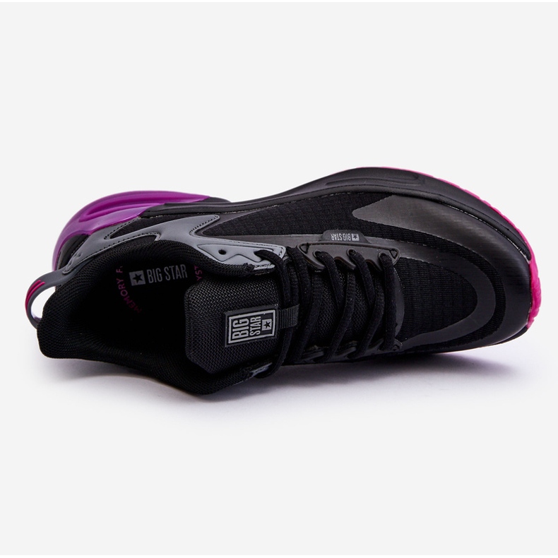 Pohodlné sportovní boty Memory Foam System Big Star LL274335 Black černá 2