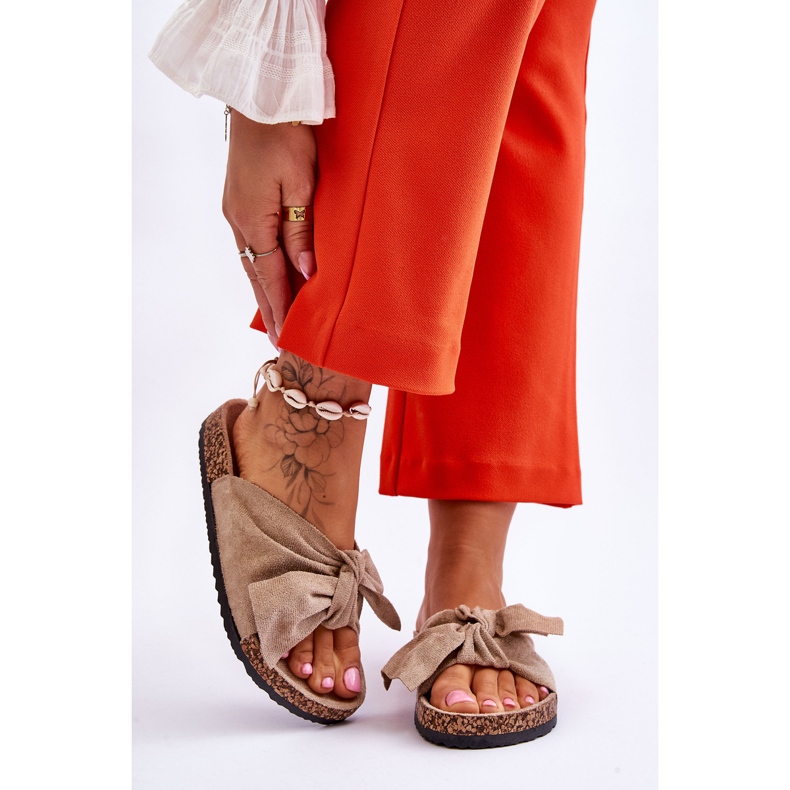 PS1 Korkové pantofle Wendy tmavě béžové béžový 1 PS1 Korkové pantofle Wendy tmavě béžové béžový 1