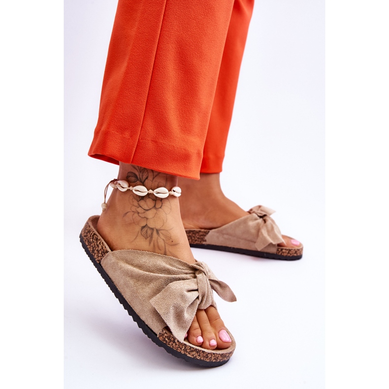 PS1 Korkové pantofle Wendy tmavě béžové béžový 2 PS1 Korkové pantofle Wendy tmavě béžové béžový 2