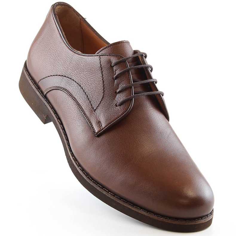 Pánské hnědé kožené šněrovací boty T.Sokolski W21-903 hnědý 1