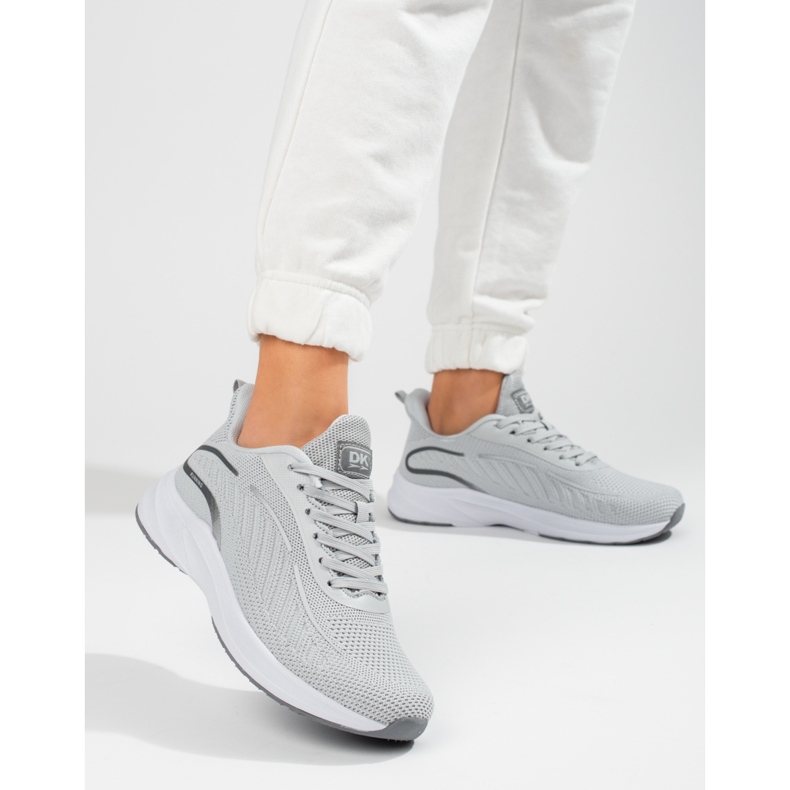 Dámské sportovní boty DK šedé barvy šedá 1 Dámské sportovní boty DK šedé barvy šedá 1
