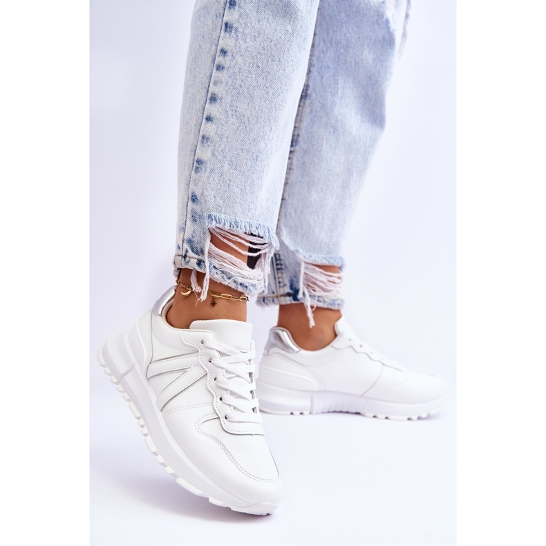 Dámské nízké sportovní boty bílé Elliot bílý 2