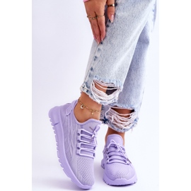 FB2 Dámské nazouvací tenisky Purple Rosett fialová 2