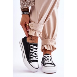 FB2 Dámské Tenisky Na Masivní Platformě Černý Žhavý 1