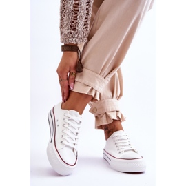 FB2 Dámské Tenisky Na Masivní Platformě Bílý Oharek 2