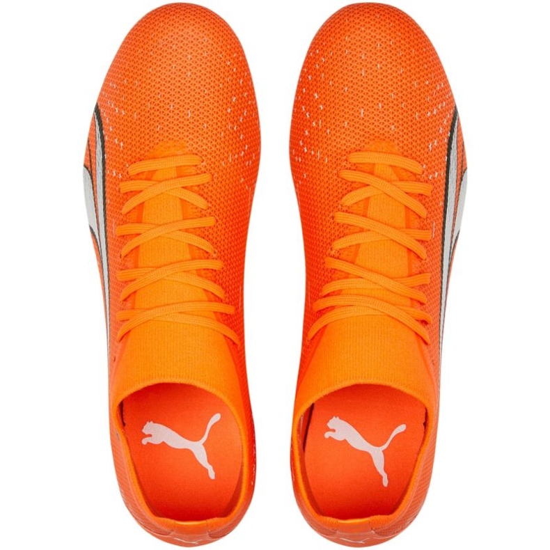 Kopačky Puma Ultra Match FG/AG M 107217 01 pomerančový pomeranče a červené 1